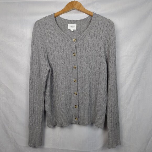 Pinque Ribbed Cardigan Sweater - Picture 1 of 7